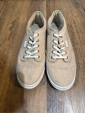 Vans Women’s Beige Canvas Sneakers